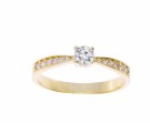 57250 RING I GULT GULL MED ZIRKONER thumbnail