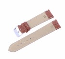 S20969 BRUN REIM I KALVESKINN MED ALLIGATOR OVERFLATE OG SØM - BREDDE: 20 MM thumbnail