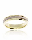 101258 RING I GULT GULL OG HVITT GULL thumbnail