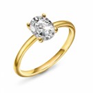 N240618 GEMS BY GULLDIA - EMPRESS RING I GULL MED 1,25 CT LAB DIAMANT thumbnail