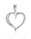 45-00017-1255 HVITTGULL HJERTE MED DIAMANTER 0,073 CT TWSi - H: 17 MM x B: 18 MM thumbnail