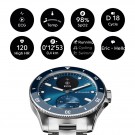 Withings - ScanWatch Nova med blå tallskive - Diameter: 42 mm - Gratis skinnreim medfølger - Verdi: 698,- thumbnail