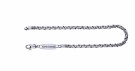 700YHH223106-21 RUND ARMLENKE I RODINERT SØLV - B: 3,6 MM x  L: 21 CM thumbnail