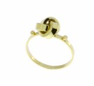 2290033 RING I GULT GULL MED KNUTE (3 LØKKER) thumbnail