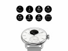 Withings - ScanWatch 2 i stål med hvit tallskive og hvit reim -Diameter: 38 mm - Gratis skinnreim medfølger - Verdi: 698 thumbnail