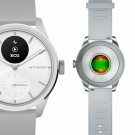 Withings - ScanWatch 2 i stål med hvit tallskive og grå reim - Diameter: 42 mm - Gratis skinnreim medfølger - Verdi: 698 thumbnail