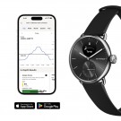 Withings - ScanWatch 2 i stål med sort tallskive og sort reim - Diameter: 38 mm - Gratis skinnreim medfølger - Verdi: 69 thumbnail