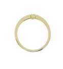 50-00062-1250 RING I GULT GULL MED 0,10 CT TWSi - BREDDE: 3,5 MM thumbnail