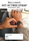 Withings - ScanWatch 2 i stål med sort tallskive og sort reim - Diameter: 38 mm - Gratis skinnreim medfølger - Verdi: 69 thumbnail