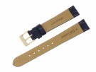 S34514 NAVY BLÅ SKINNREIM MED CROCO MØNSTER - BREDDE: 16 MM thumbnail