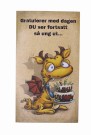 025-2 GRATULASJONSKORT MED TEKST - MÅL: 98 x 172 MM thumbnail