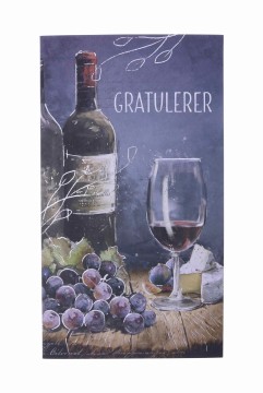 013-2 GRATULASJONSKORT UTEN TEKST - MÅL: 98 x 172 MM