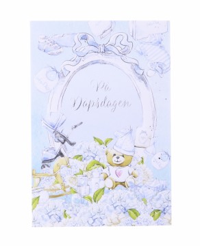  018-1 GUTT - DÅPSKORT UTEN TEKST - MÅL: 68 x 98 MM
