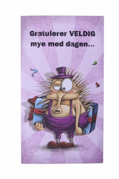 023-2 GRATULASJONSKORT MED TEKST - MÅL: 98 x 172 MM