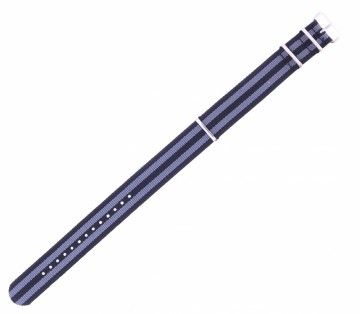 S57698XL 20 MM SORT/GRÅ NATO REIM - LENGDE: 30,5 CM